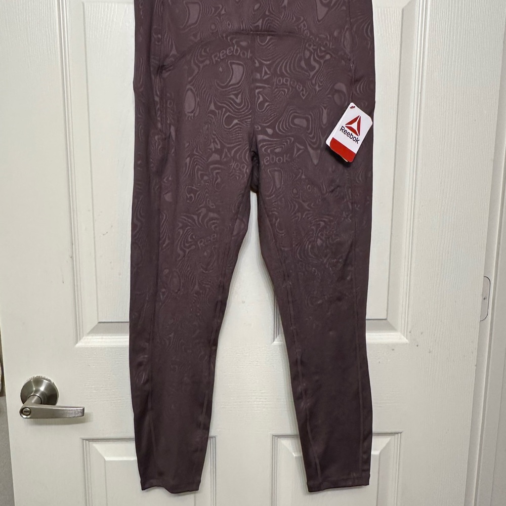 Reebok Purple High-Rise Leggings